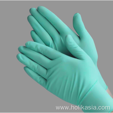 12inch ORDINARY LATEX INSPECTION GLOVES DISPOSABLE GREEN